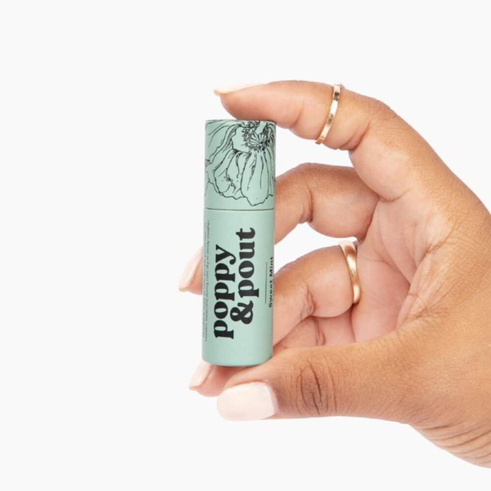 Poppy & Pout Sweet Mint Lip Balm - Picture 7 of 8